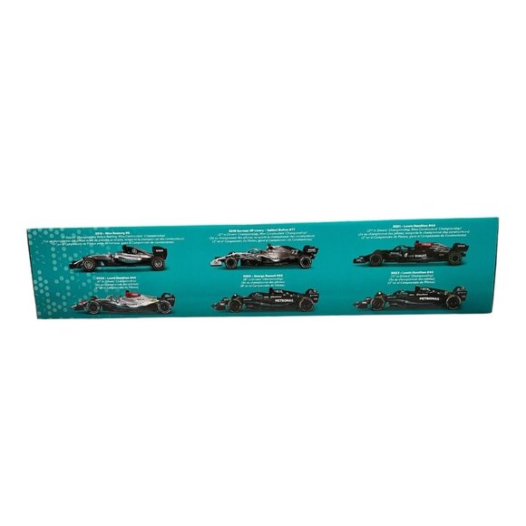 Bburago Mercedes Racing Formula F1 1:43 Scale Diecast Metal Cast 6 Pack NIB - Picture 3 of 9